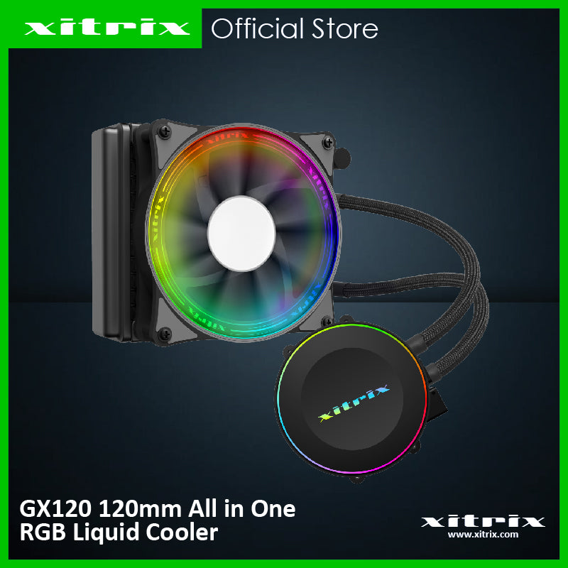 Xitrix® GX120 120mm All in One RGB Liquid Cooler – Xitrix Computer 