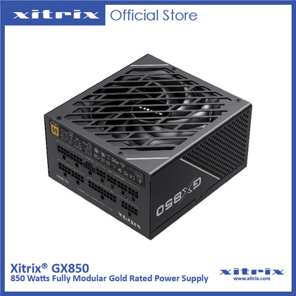 Xitrix® GX850 850 Watts Fully Modular Gold Rated Power Supply