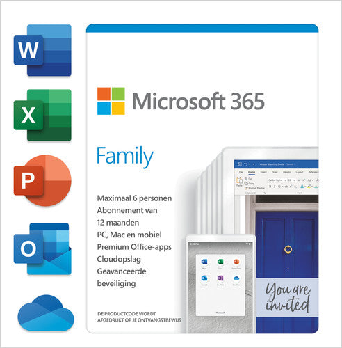 Microsoft 365 Family（12か月版）6ユーザー